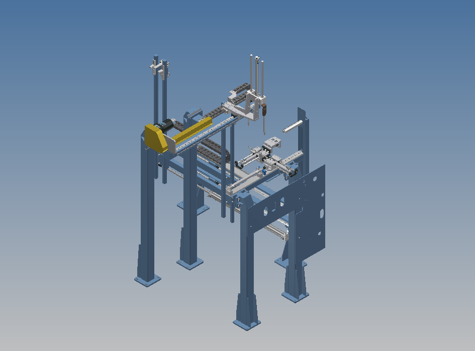 BAED-Bios直线导轨组合结构3D图纸 INVENTOR设计 附STP